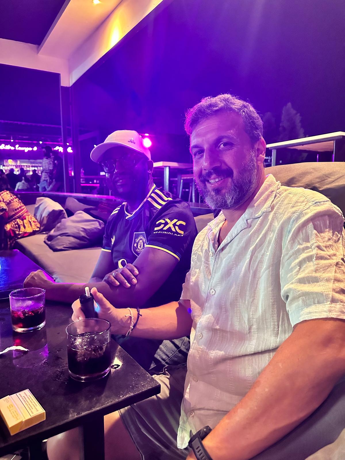 Lusaka — Simon, Grand Daddy's, and One More Benfica Fan in Africa