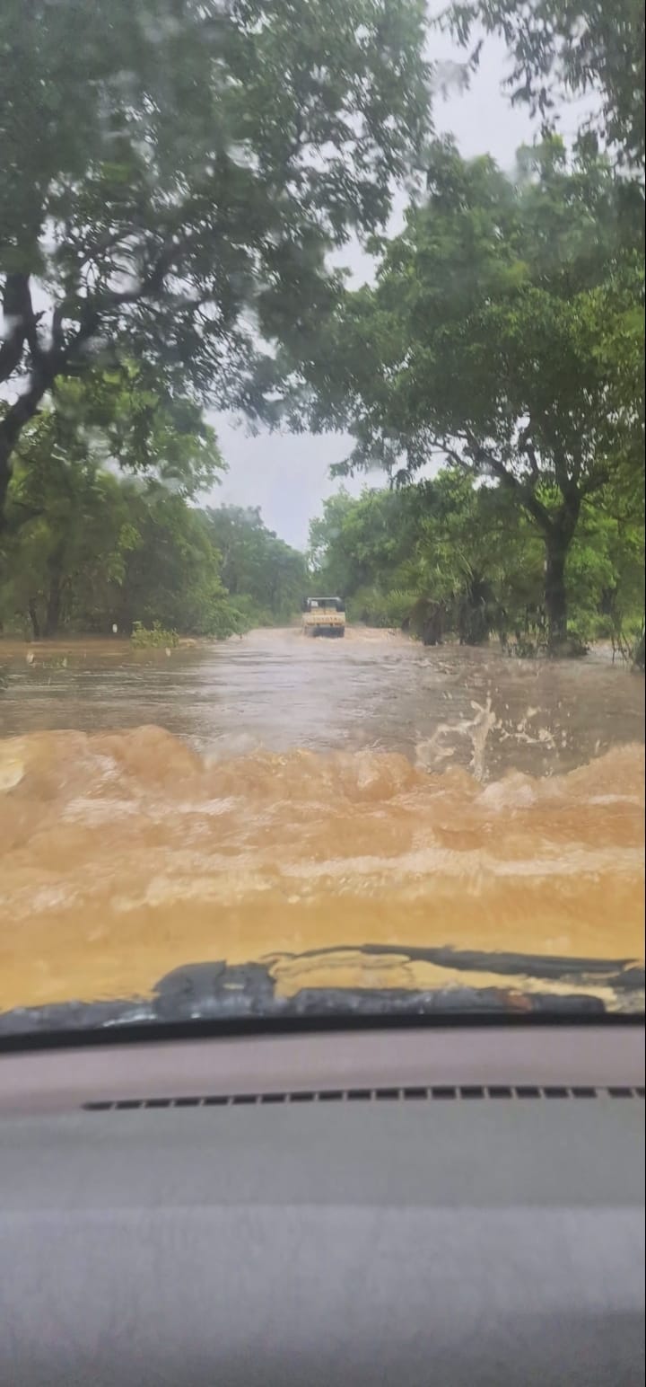 Gorongosa → Tofo — Flooded Rivers, Guess the Hitchhiker, and Moisés's Beer