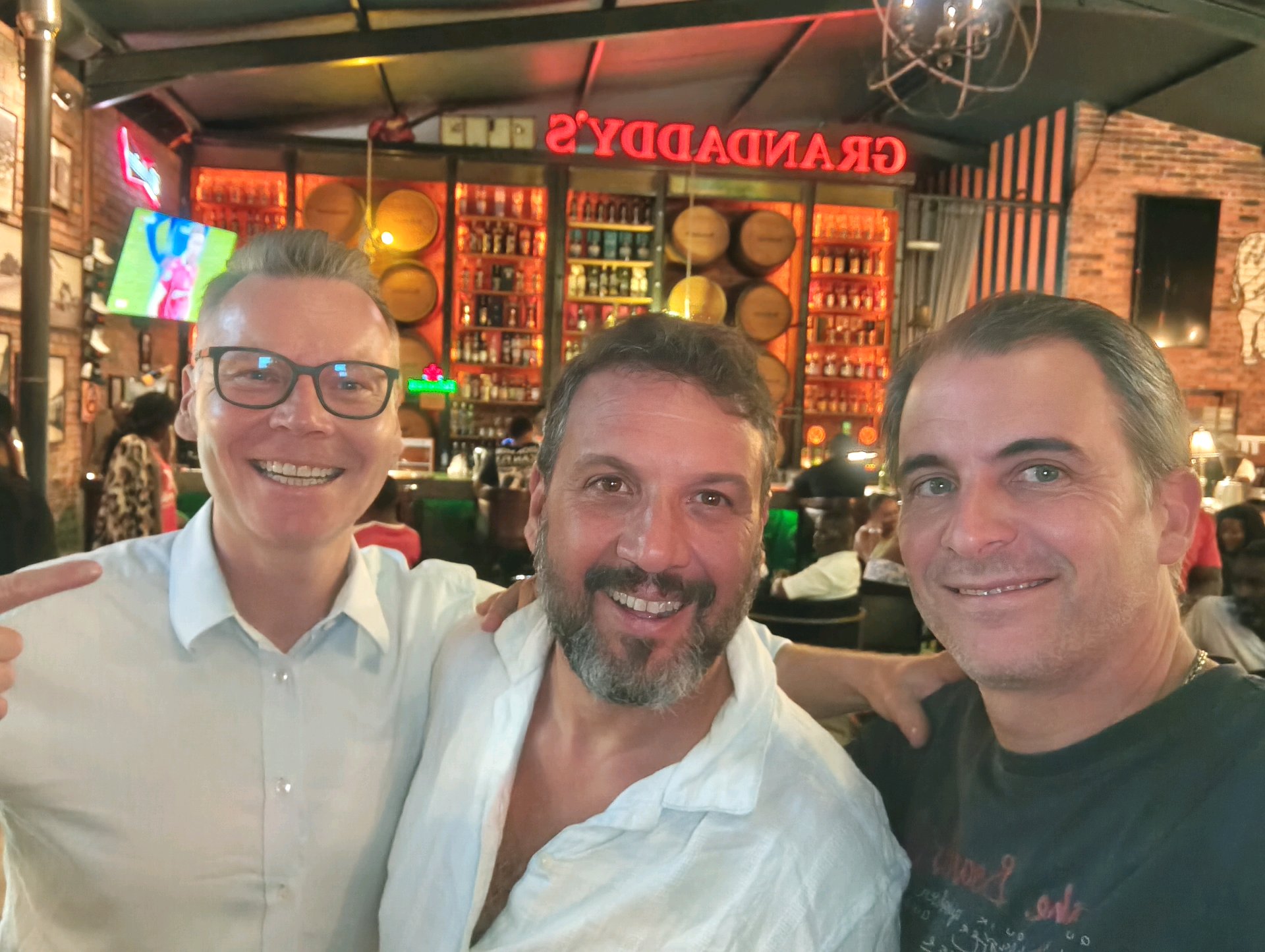 Lusaka — Simon, Grand Daddy's, and One More Benfica Fan in Africa