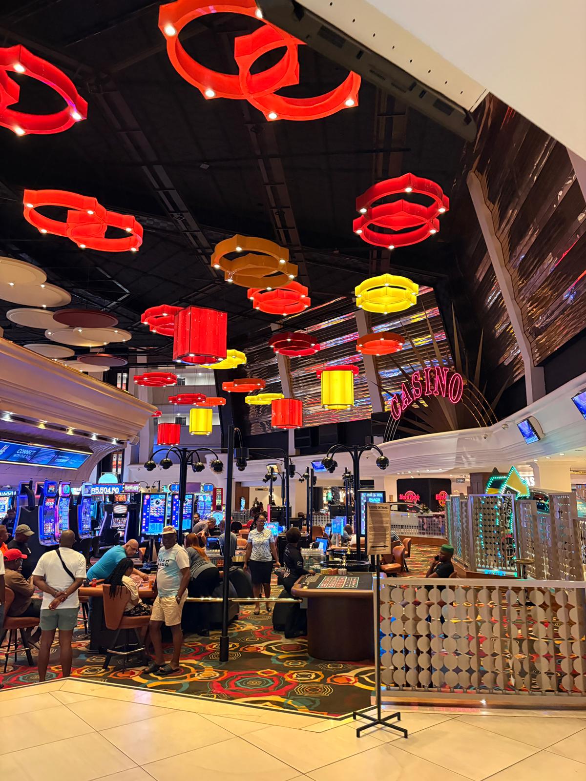 The casino floor — colourful, loud, and full of hope