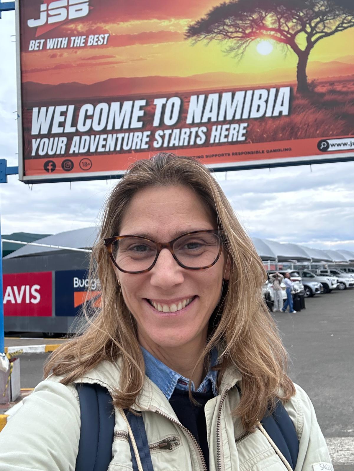 Paula arrived in Namibia — the reunion begins