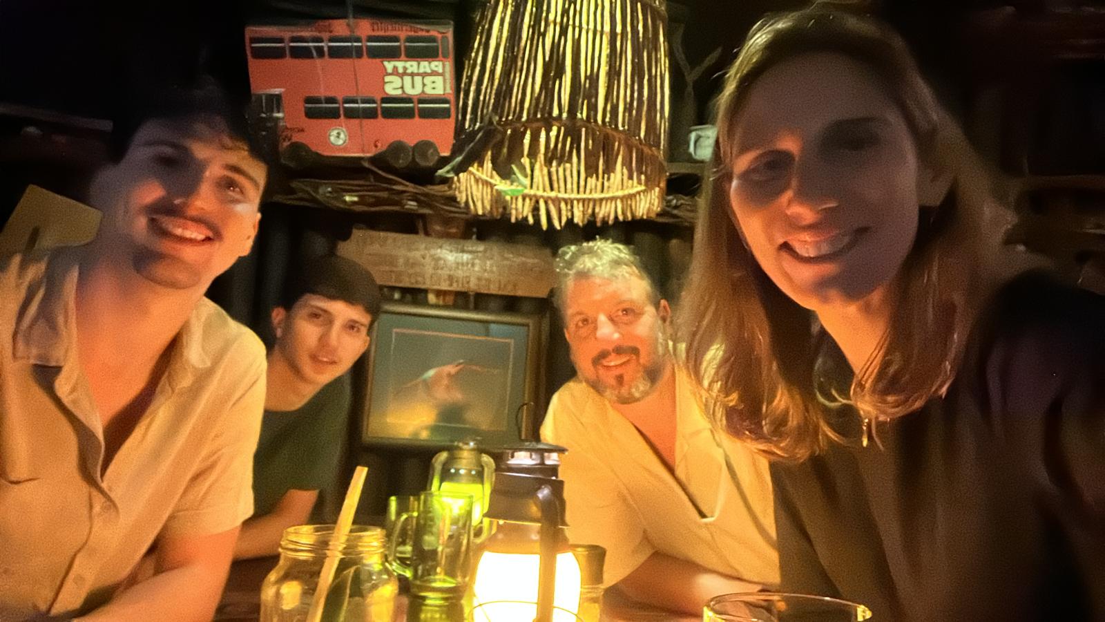 Reunion — finally together as four in Namibia