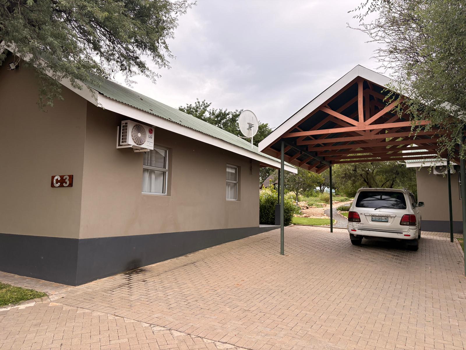 Our home in Windhoek — the first night as a family of four