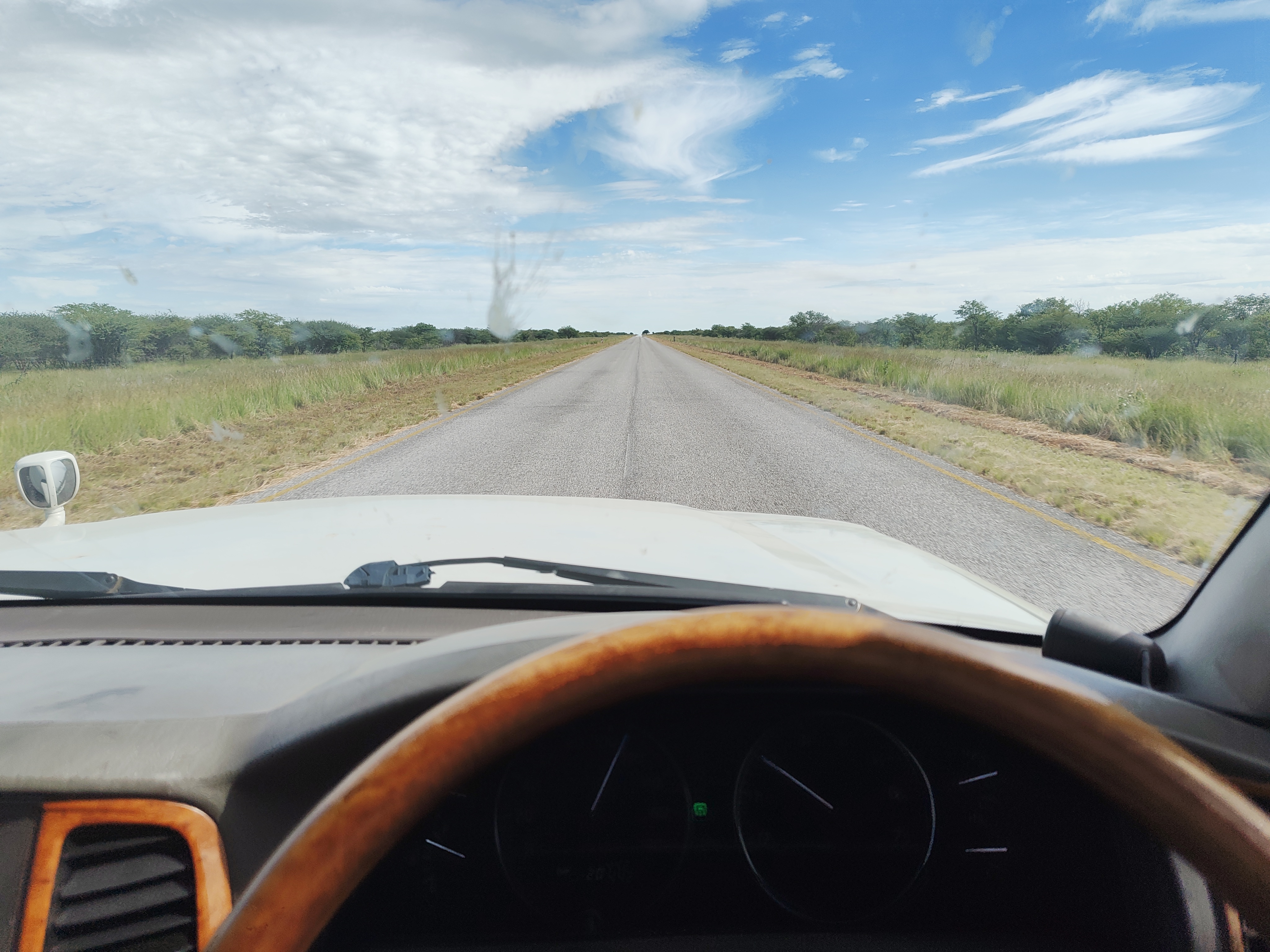 Khorixas → Etosha — Birthdays, Springbok, and a Storm
