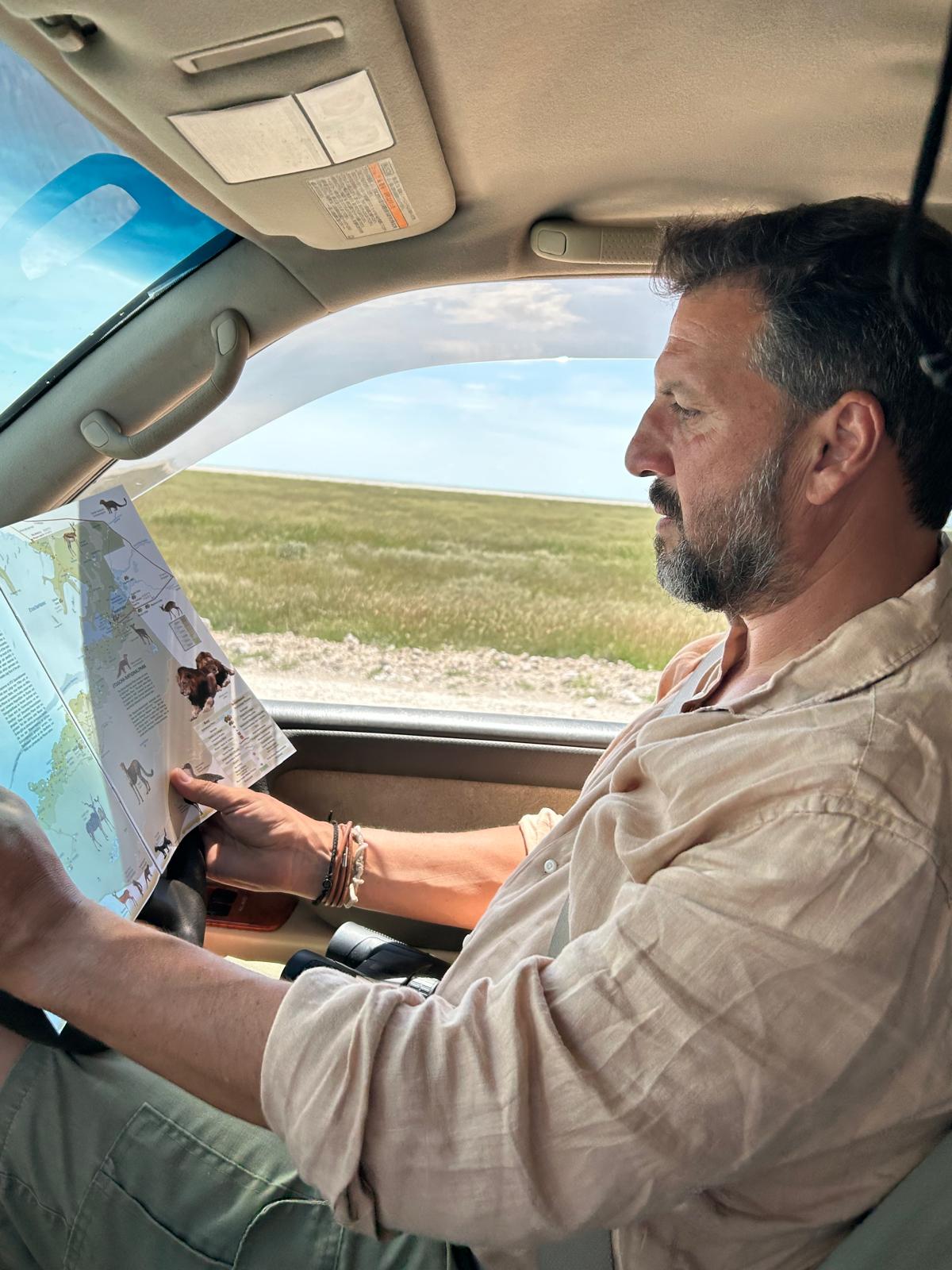 Khorixas → Etosha — Birthdays, Springbok, and a Storm