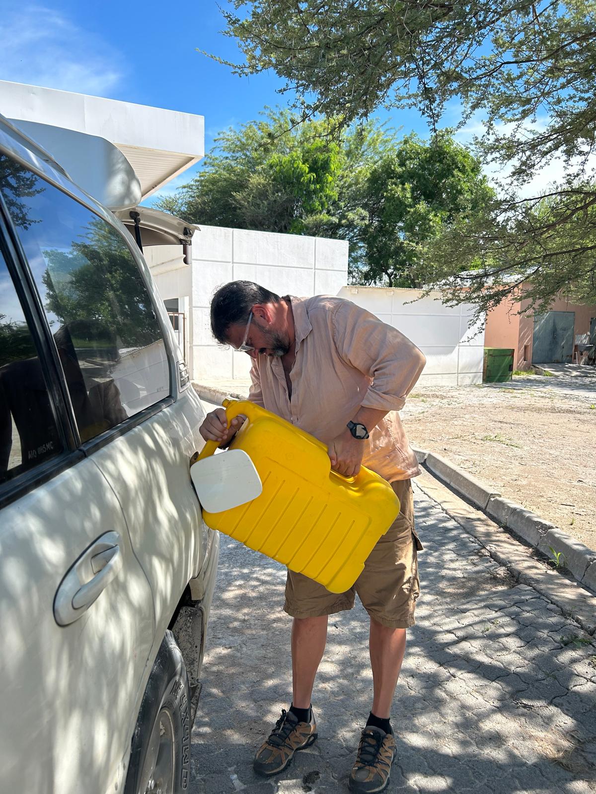 Khorixas → Etosha — Birthdays, Springbok, and a Storm