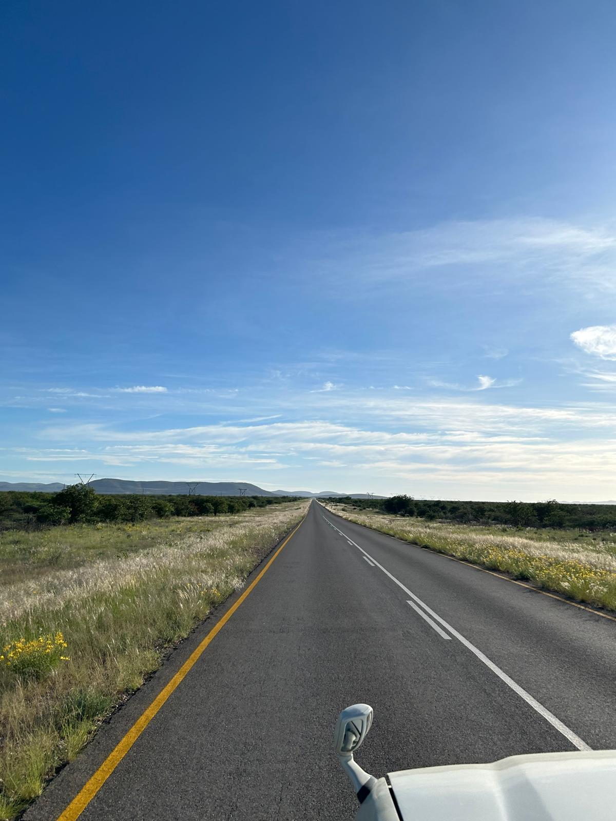 Khorixas → Etosha — Birthdays, Springbok, and a Storm