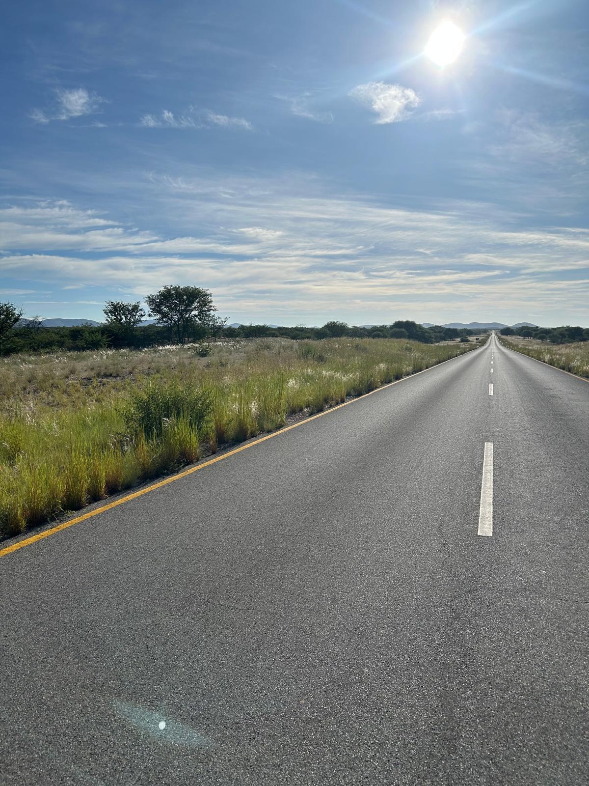 Khorixas → Etosha — Birthdays, Springbok, and a Storm