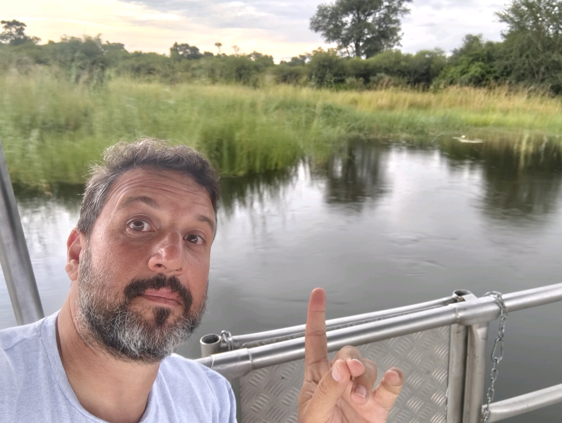 Okavango with a View of Angola — and 30 Years