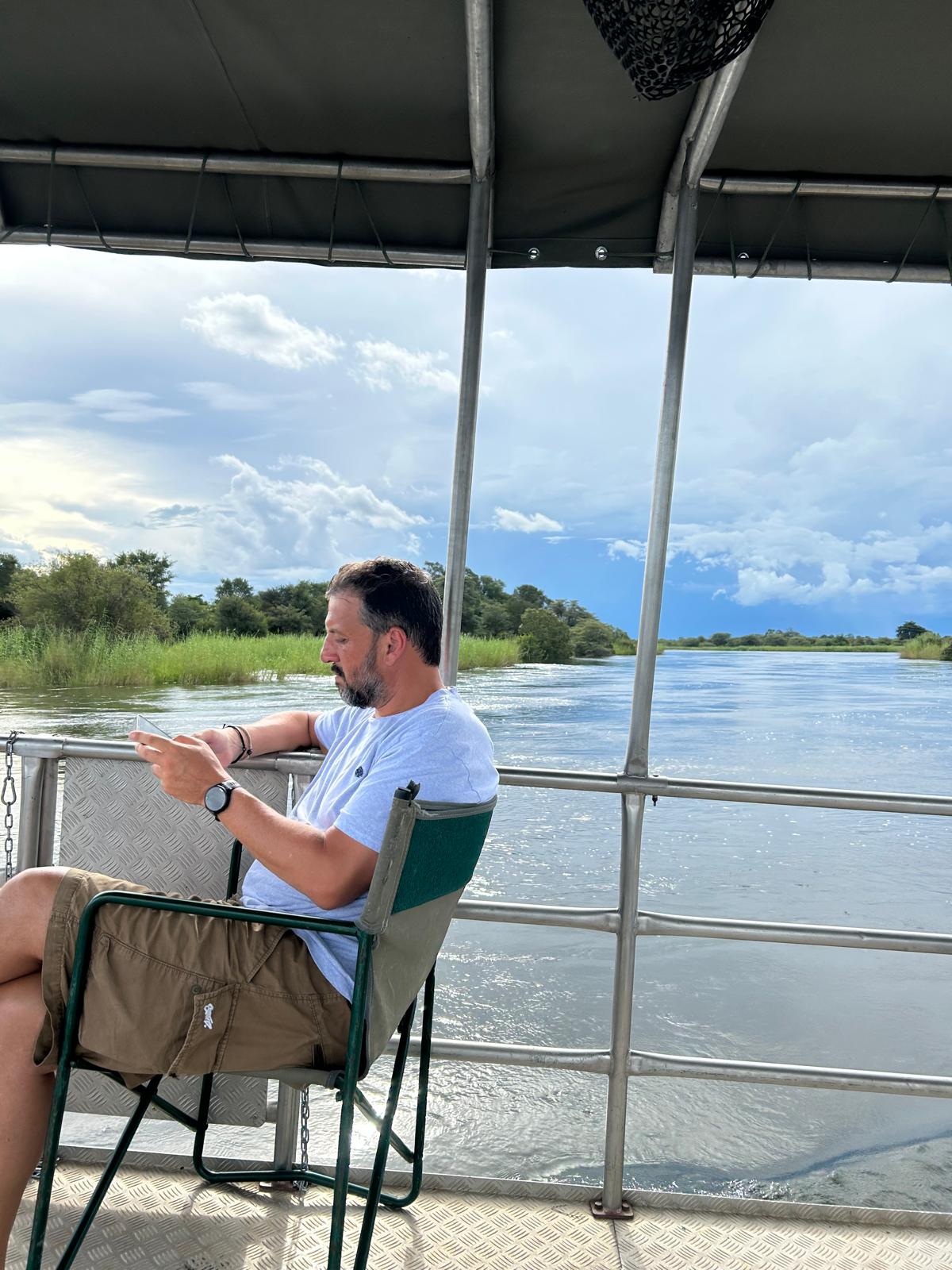 Okavango with a View of Angola — and 30 Years